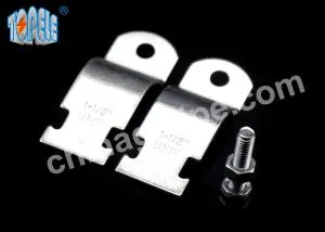 UL listado conduíte padrão Strut grampo pré-galvanizado aço Unistrut canal encaixe tubo acessório eletro-galvanizado grampos zincado