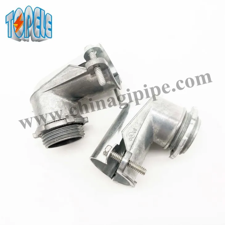 Conector de espremer flex de 90 graus