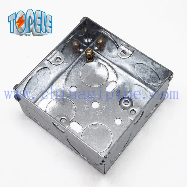 Caixa de interruptor GI de aço galvanizado