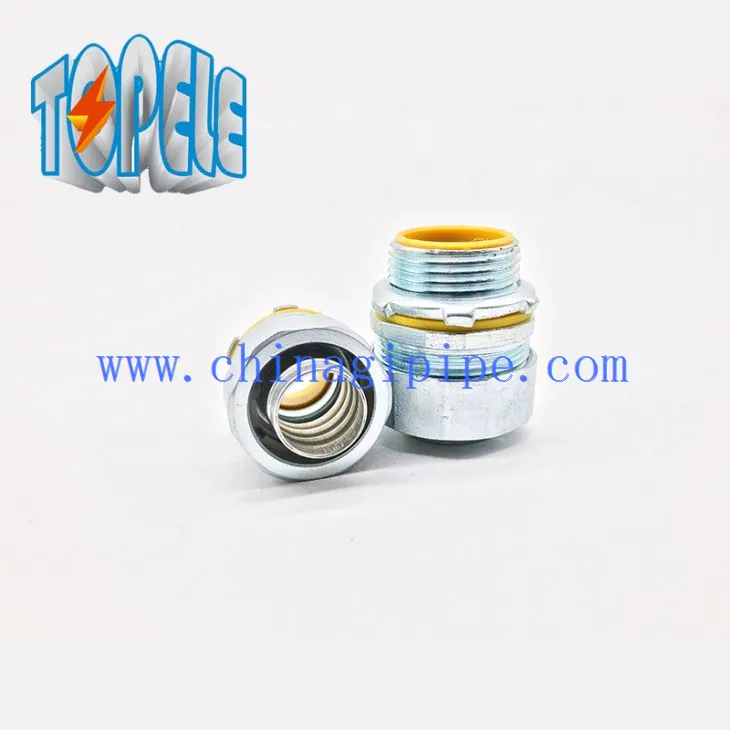 Conector reto apertado líquido