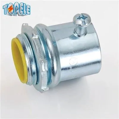 Conector isolado de compressão de emt de aço